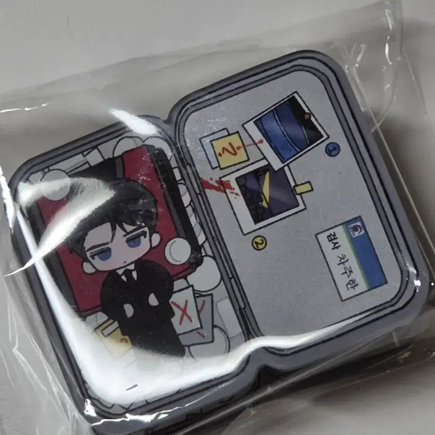 [BUNJANG] Kkangrok Nim Rocky Nim Epoxy Clip Tin Case / 원가양도) 틴케이스주한 에폭시 집게 깡록님 록키님 변호됨