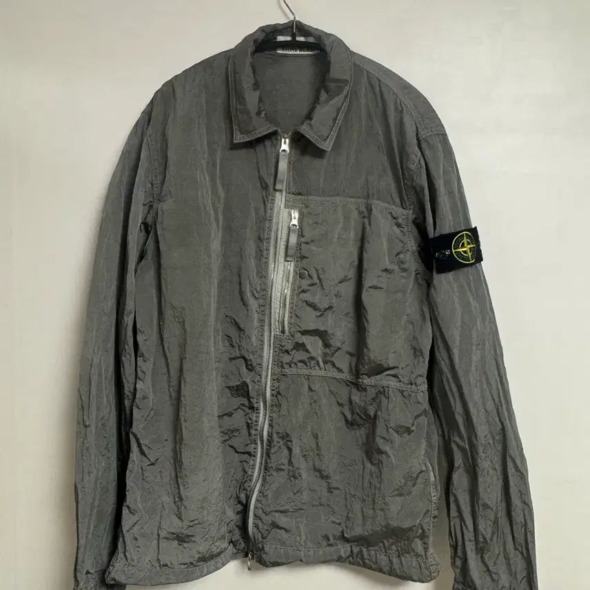 [BUNJANG] Stone Island Nylon Metal Overshirt - Size L (New) / 스톤아일랜드 나일론메탈 오버셔츠 L 새상품