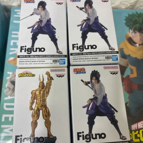 [BUNJANG] Naruto Sasuke & All Might Bandai Figuarts Figure Bundle Set / 나루토 사스케 피규어 + 올마이트 반다이 피그노 피규어 미개봉 일괄