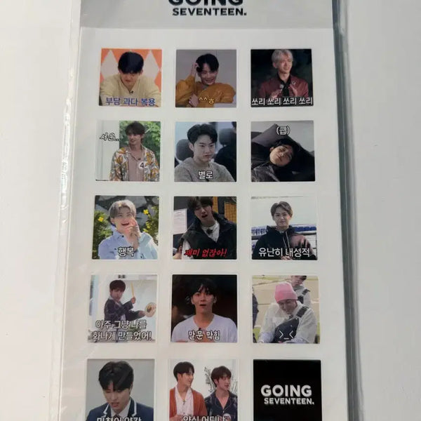 [BUNJANG] SEVENTEEN Going SEVENTEEN Sticker Set / 세븐틴 고잉세븐틴 스티커 세트