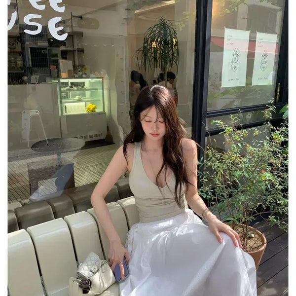 [BUNJANG] OHTREE Breeze Long Skirt White / 온트 Breeze Long Skirt 새상품 택달림 봉투 그대로