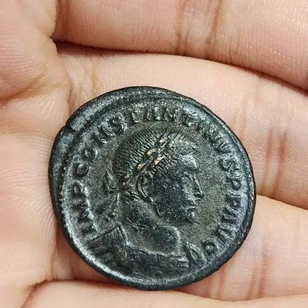 [BUNJANG] Roman Empire Constantine I Rare Coin (307-308 AD) / 한정 명품)로마 제국 콘스탄티누스 초기 희귀 주화 동전 화폐 수집