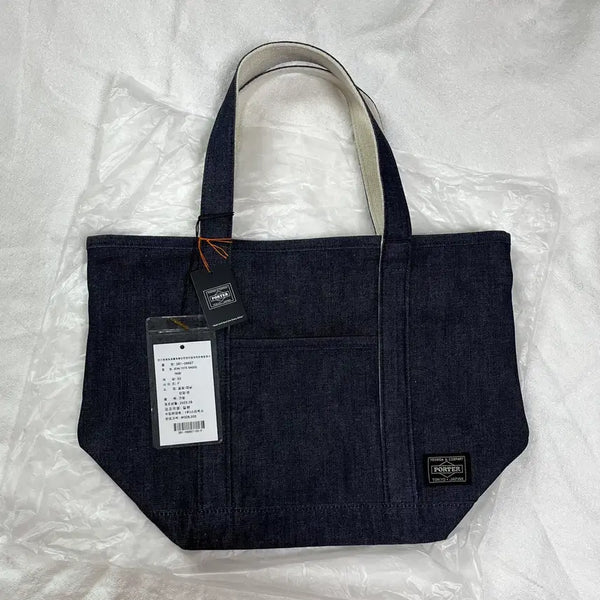 [BUNJANG] Yoshida Porter Denim Tote Bag / 요시다 포터 데님 토트백 porter tote bag
