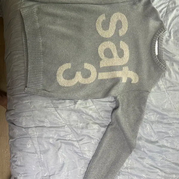 [BUNJANG] Safarispot Knit Gray / 사파리스팟 니트 그레이