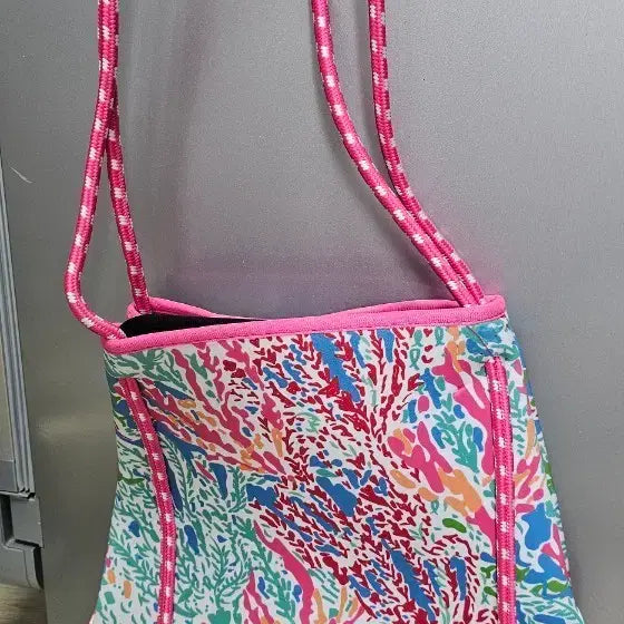 [BUNJANG] Colorful Coral Pattern Shoulder Bag / 컬러풀 산호 패턴 숄더백