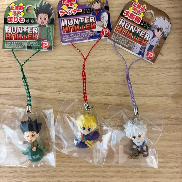 [BUNJANG] Hunter x Hunter Hokkaido Limited Marimo Gon, Killua, Kurapika Strap Keychain / (미개봉)헌터X헌터 홋카이도 한정 마리모 곤, 크라피카, 키루아 스트랩(키링)