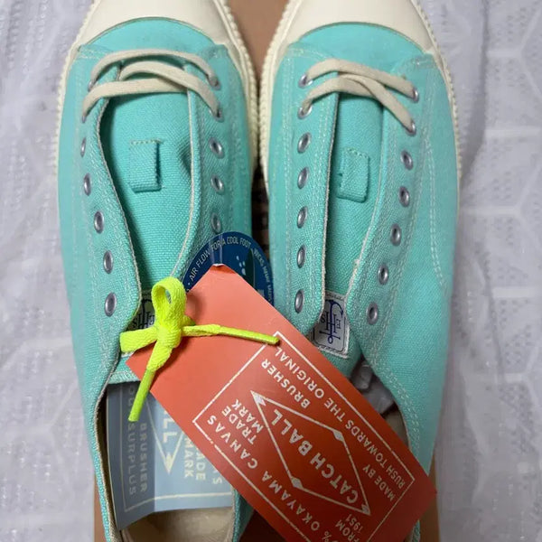 [BUNJANG] Catchball x East Harbour Surplus Aqua Blue Sneakers (270) / [새상품] 캐치볼 x 이스트하버서플러스 / 아쿠아 블루 / 270