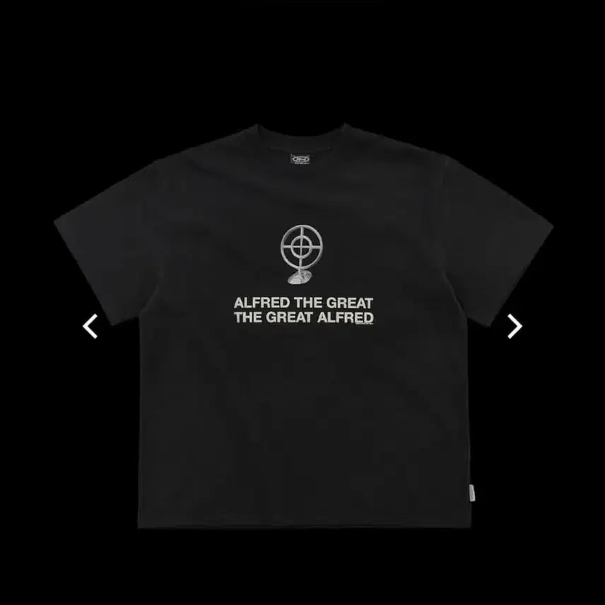 [BUNJANG] Alfred Target Short Sleeve T-Shirt Black M / 알프레드 타겟 반팔티 m