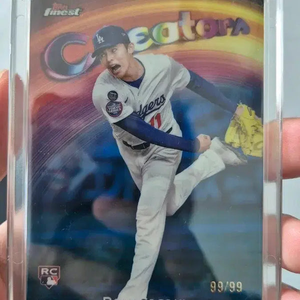[BUNJANG] Topps Finest Loki Sasaki RC Card 99/99 / 탑스 파이니스트 로키 사사키 RC 카드 99/99!