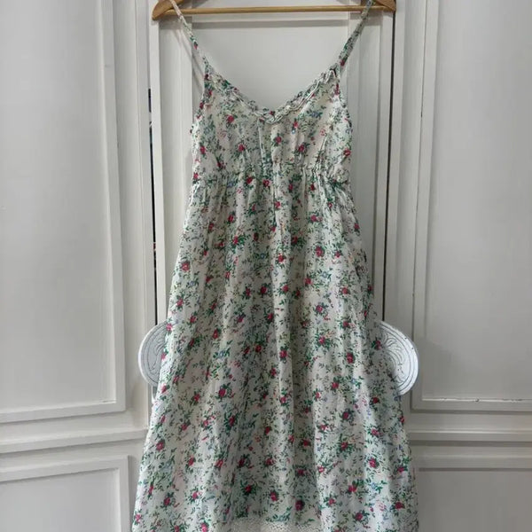 [BUNJANG] PAGEBOY Flower Lace Strap Dress / 플라워 레이스 끈 원피스