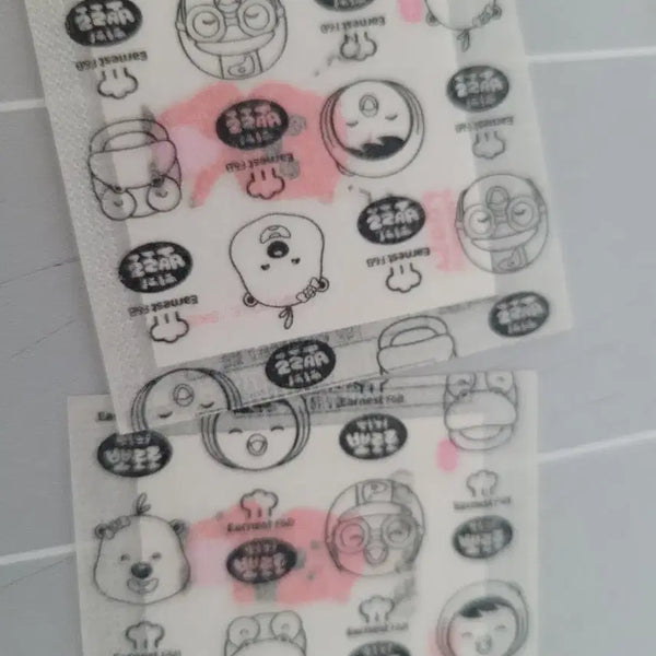 [BUNJANG] Jangman Luffy Stickers Bundle (No. 84, 121) / 잔망루피 띠부씰 84번,121번 일괄