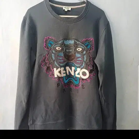 [BUNJANG] Kenzo Tiger Sweatshirt Grey / 겐조타이거맨투맨그레이. S