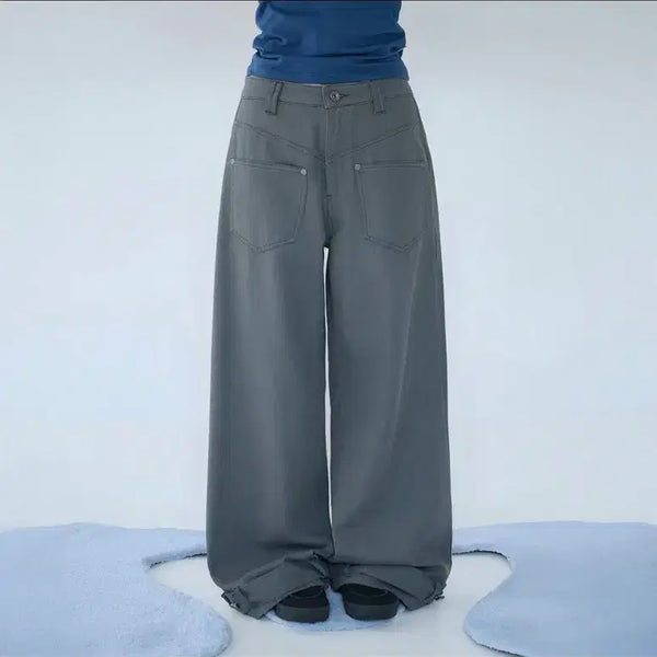 [BUNJANG] Mireco Belted Pocket Cotton Pants / 미레코 BELTED POCKET COTTON PT
