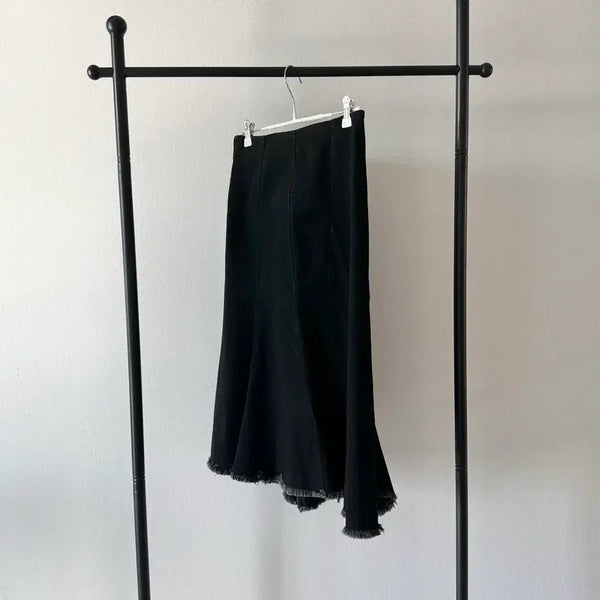[BUNJANG] Egoist Black Mermaid Skirt / 에고이스트 EGOIST 블랙 머메이드 스커트