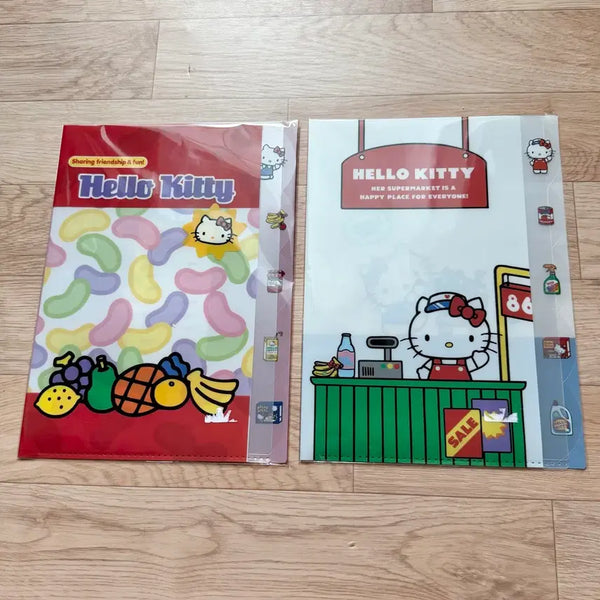 [BUNJANG] Sanrio Hello Kitty Retro A5 File / 산리오 헬로키티 레트로 A5 파일