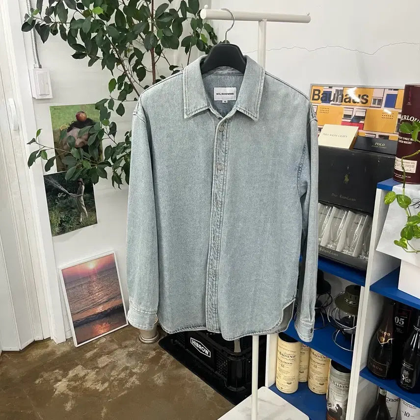 [BUNJANG] Solid Homme Denim Shirt Jacket / 솔리드옴므 데님 셔츠 자켓 48