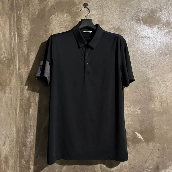 [BUNJANG] Volvik Short Sleeve Polo Shirt Black / 볼빅 반팔카라티 블랙