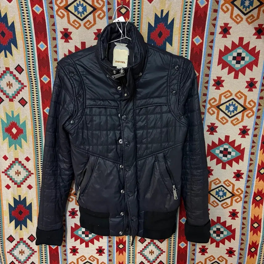 [BUNJANG] Diesel Utility Two-Way Bomber Quilting Jacket XS / 디젤 유틸리티 투웨이 봄버 퀼팅자켓 XS