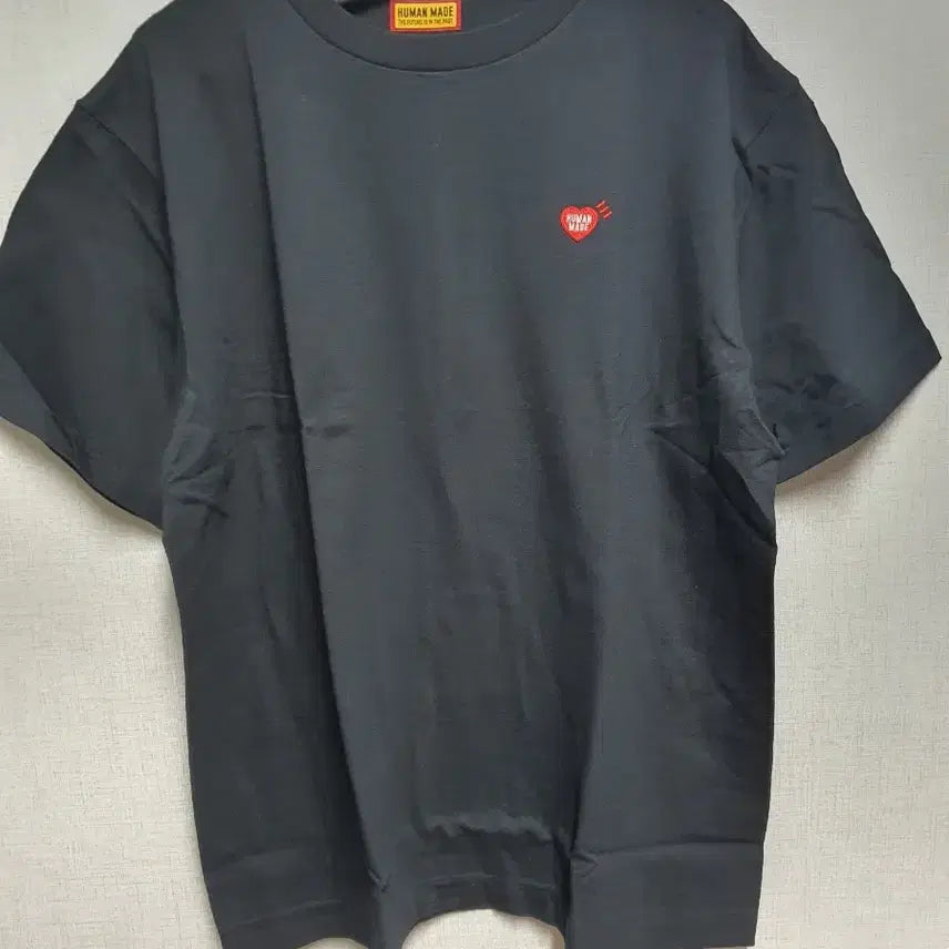[BUNJANG] Human Made Heart Logo Short Sleeve T-Shirt Black XL / 휴먼메이드 하트 로고 반팔 티셔츠 블랙xl