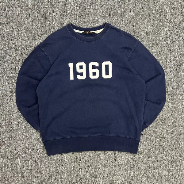 [BUNJANG] Uniform Bridge 1960 Navy Sweatshirt M / 유니폼브릿지 1960 네이비 맨투맨 M