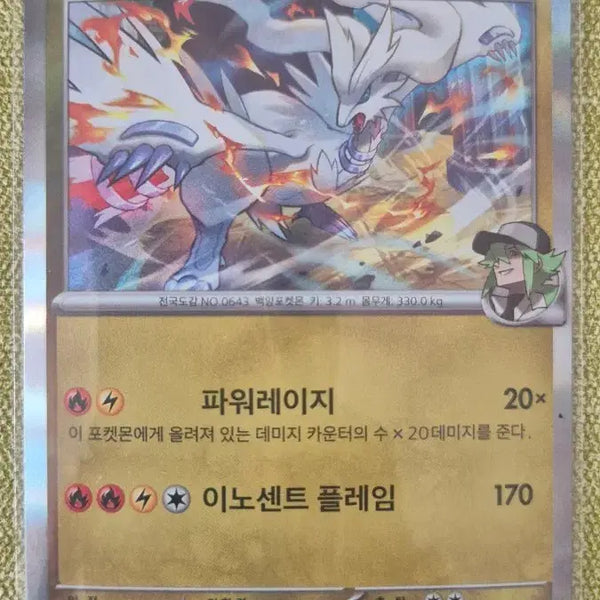 [BUNJANG] Pokemon Card N's Reshiram 128/193 / [포켓몬카드 한판] N의 레시라무 128/193