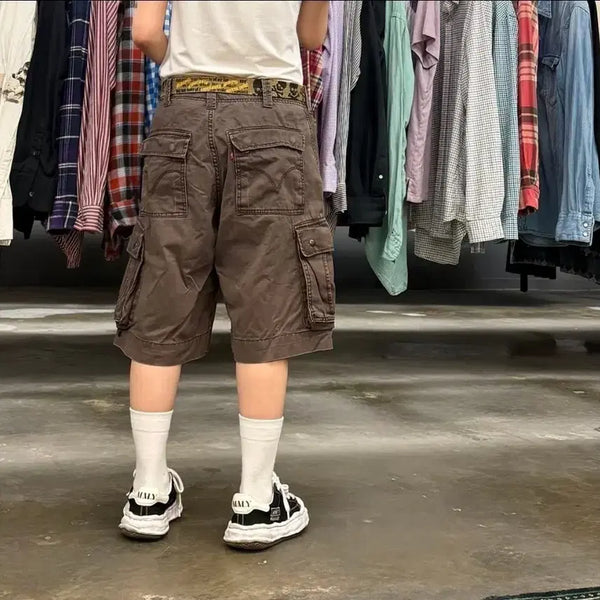 [BUNJANG] Levi's Brown Cargo Shorts (Size 34) / 리바이스 카고 반바지 브라운 (34)