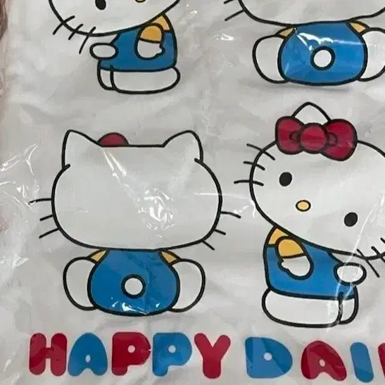 [BUNJANG] Sanrio Classic Hello Kitty Short Sleeve T-Shirt White / [프리]성인 여성 산리오 1894 고전 헬로키티 반팔 티셔츠 /화이트