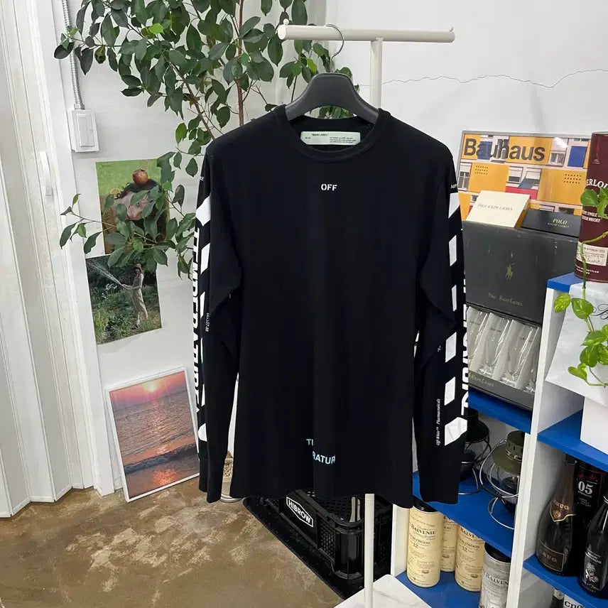 [BUNJANG] Off-White Printed Long Sleeve M / 오프화이트 프린팅 롱슬리브 M