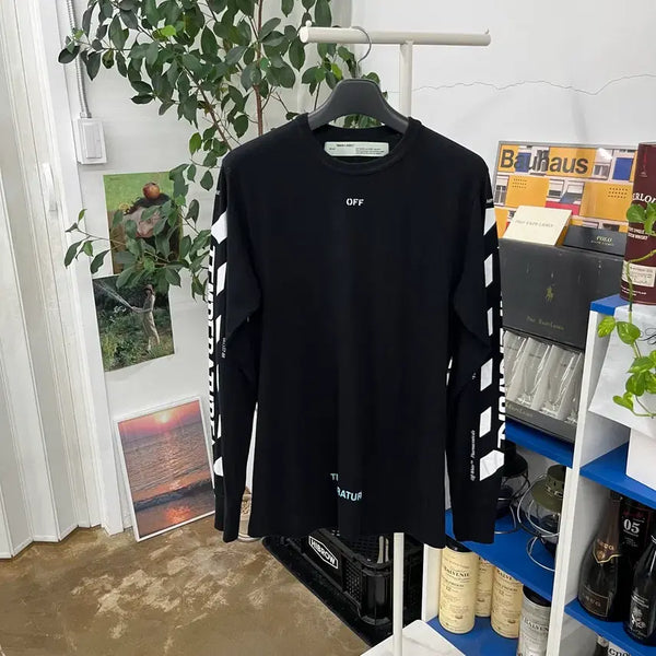 [BUNJANG] Off-White Printed Long Sleeve M / 오프화이트 프린팅 롱슬리브 M