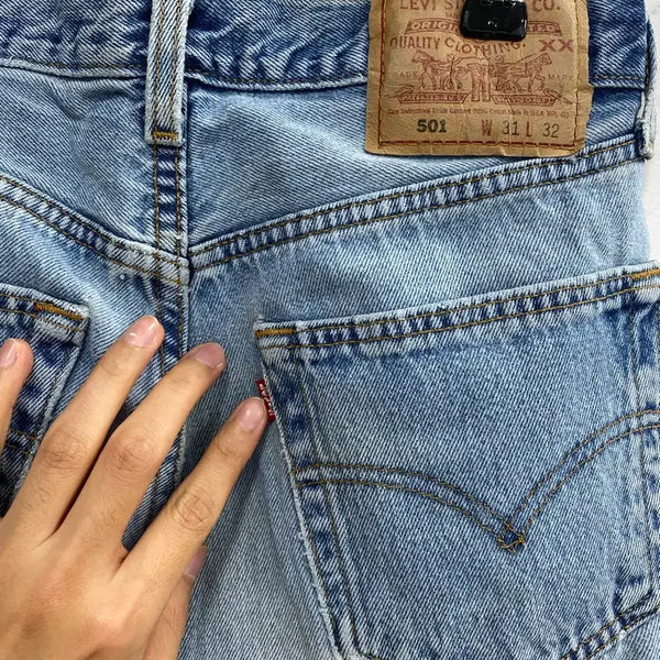 [BUNJANG] 90s Vintage Levi's 501 Denim Pants / [28~29추천/처분] 90s 빈티지 USA 리바이스 501 데님 팬츠