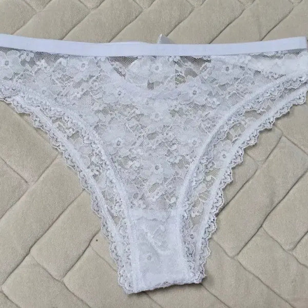 [BUNJANG] Low Rise Rhinestone Lace T-Panty - Used / 휴가할인^^  로우라이즈 라인스톤 레이스 T팬티 - 중고