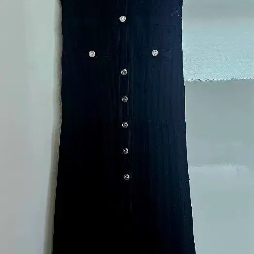 [BUNJANG] Sandro Black Maxi Dress / 산드로 블랙 맥시 원피스