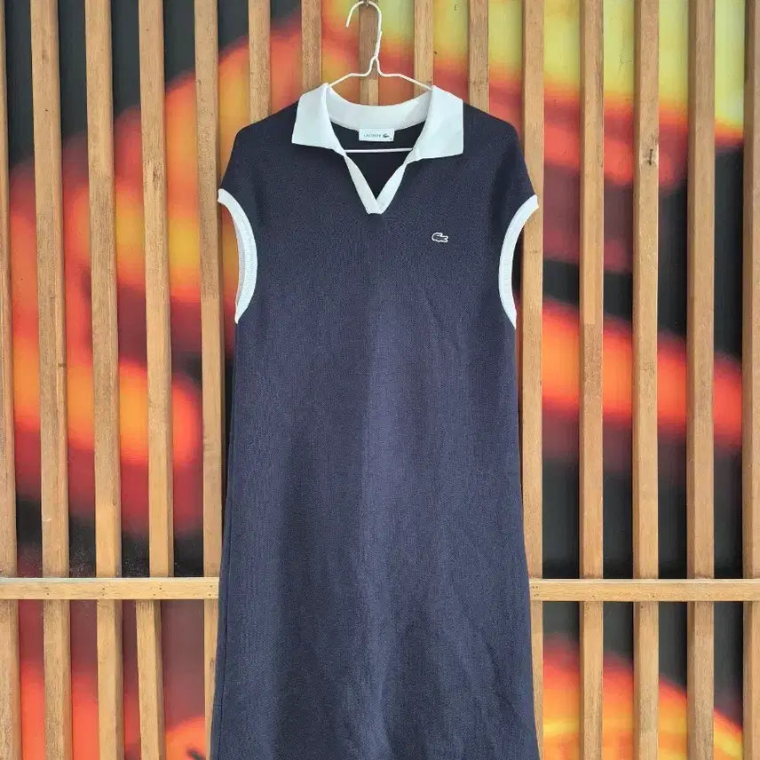 [BUNJANG] Lacoste Sleeveless Dress Size 36/95 / 라코스테 민소매 원피스 36/95