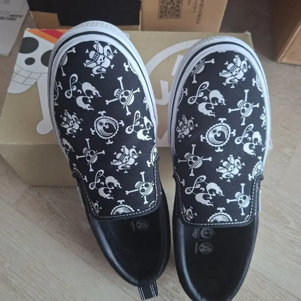 [BUNJANG] One Piece x ABC Collaboration Slip-On Sneakers / 원피스 ABC 콜라보 슬립온 스니커즈 신발 255