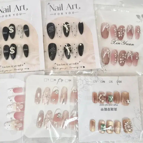 [BUNJANG] Nail Tip Set (7 Pieces) / 네일팁 7개세트