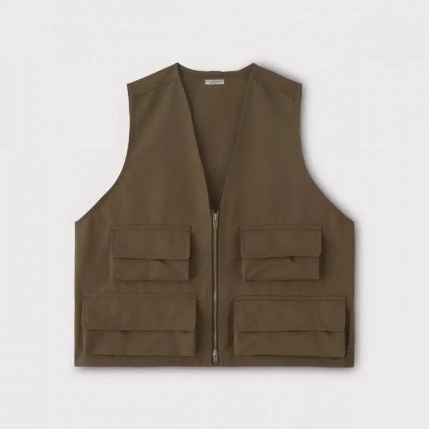 [BUNJANG] Phigvel Fisherman's Vest 3 STONE BROWN / 피그벨(phigvel) 피셔맨 베스트 3