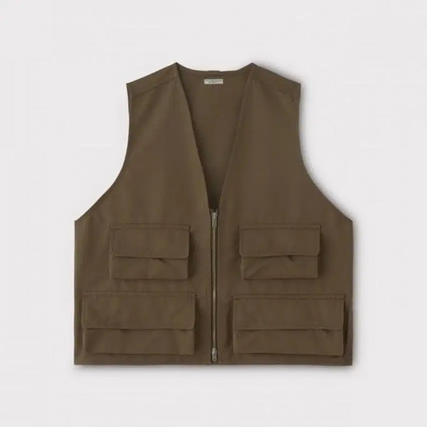 [BUNJANG] Phigvel Fisherman's Vest 3 STONE BROWN / 피그벨(phigvel) 피셔맨 베스트 3