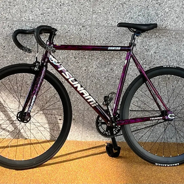 [BUNJANG] Tsunami SRM100 Purple Fixie Bike / 불꽃퍼플쓰나미자전거(급처)상태 매우좋음