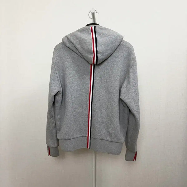 [BUNJANG] Thom Browne Back Tricolor Hooded Zip-Up Size 2 / [백화점판/2] 톰브라운 백삼선 후드집업