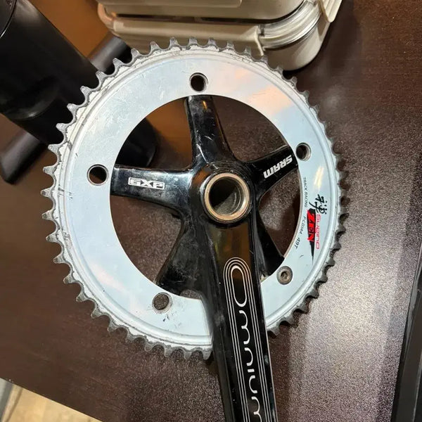 [BUNJANG] Sugino Zen 49T Crank Arm Set with Omnium Crankset / 개급처 젠니움 스기노젠 49t,움니옴 크랭크 암셋 판/교