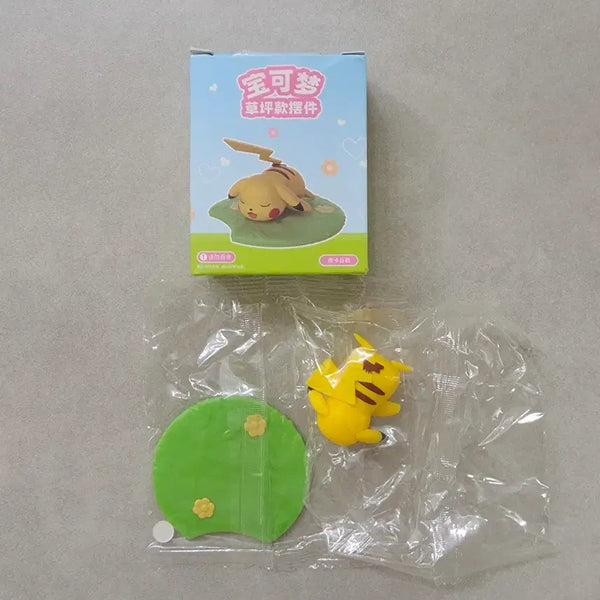 [BUNJANG] Pokemon Sleeping Grass Field Pikachu Figure / 포켓몬스터 잠자는 잔디밭 피카츄
