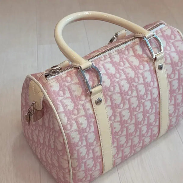 [BUNJANG] Dior Oblique Boston Bag / 디올 오블리크 핑크 보스턴백 (마지막가격/이후 위탁판매예정)