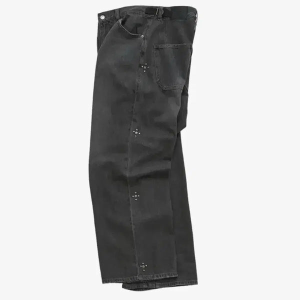 [BUNJANG] Politeru Rivet Goshima Denim Black Size 3 / (3) 폴리테루 리벳 고시마 데님 블랙