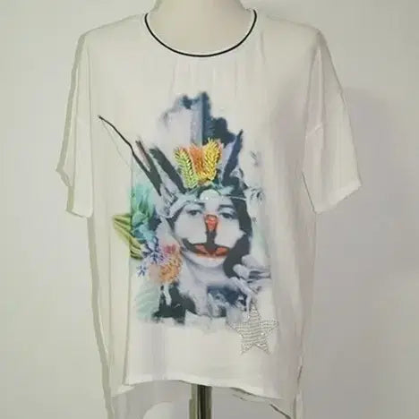 [BUNJANG] High Quality Embroidered Blouse - Ivory / [새상품]고퀄 자수 블라우스/아이보리