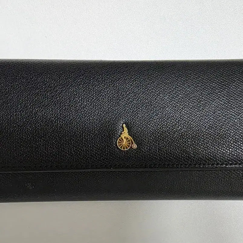 [BUNJANG] Beanpole Black Cowhide Long Wallet / 빈폴 장지갑 블랙 소가죽 지갑