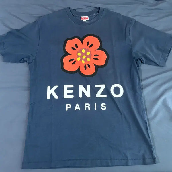 [BUNJANG] Kenzo Boke Flower T-Shirt Midnight Blue / 겐조 보케 플라워 티셔츠 미드나잇 블루