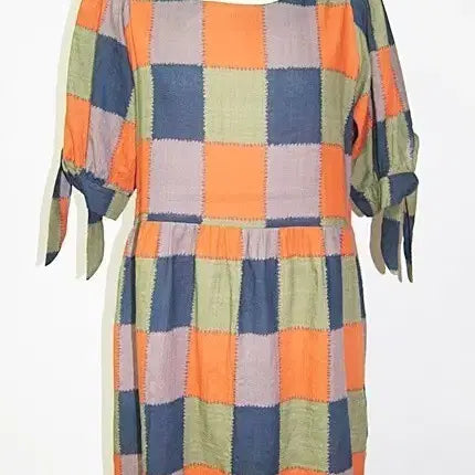 [BUNJANG] Sleeved Knot Square Dress Top / [새상품]소매 매듭 스퀘어 원피스 상의