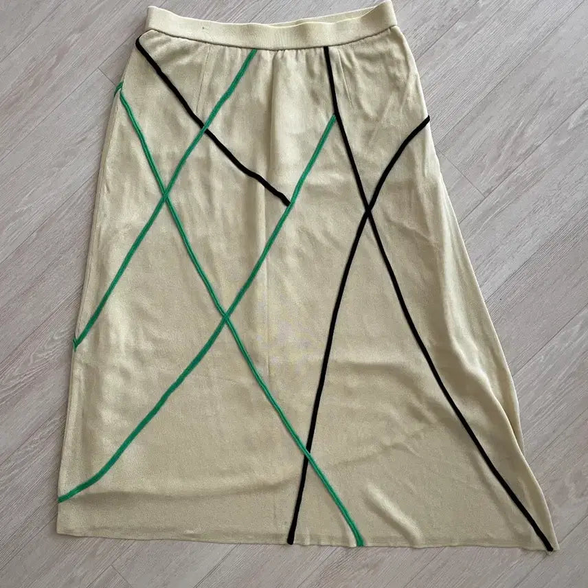 [BUNJANG] Vintage Knit Long Skirt / 빈티지 니트스커트