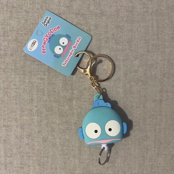 [BUNJANG] Sanrio Hangyodon Authentic Reel Holder Reel Keyring Reel Pass / 정품 산리오 한교동 릴홀더 릴키링 릴패스