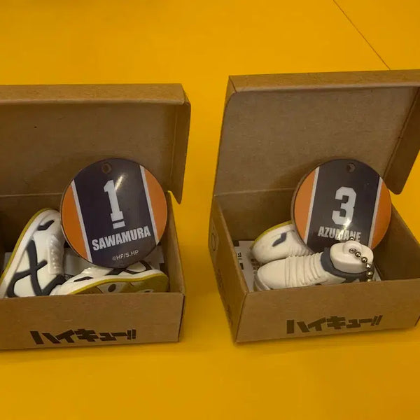 [BUNJANG] Haikyuu!! Miniature Shoes - Sawamura Daichi & Azumane Asahi / 하이큐 미니어처 슈즈 배구화 사와무라 다이치 아즈마네 아사히